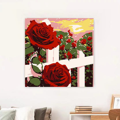Garden of Passion – Paint by Numbers Pocket 8X8 inch (20X20cm)