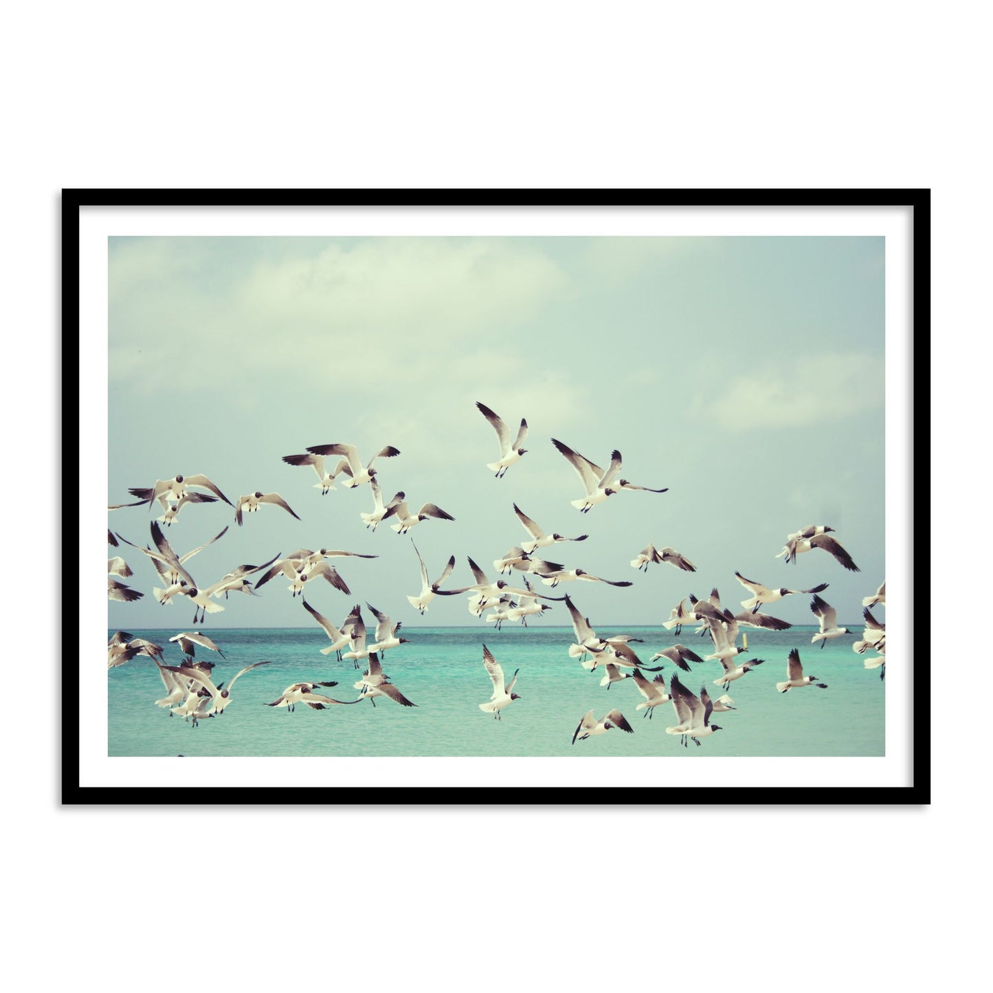 Birds Over Water Vastu Painting for Wall Decor