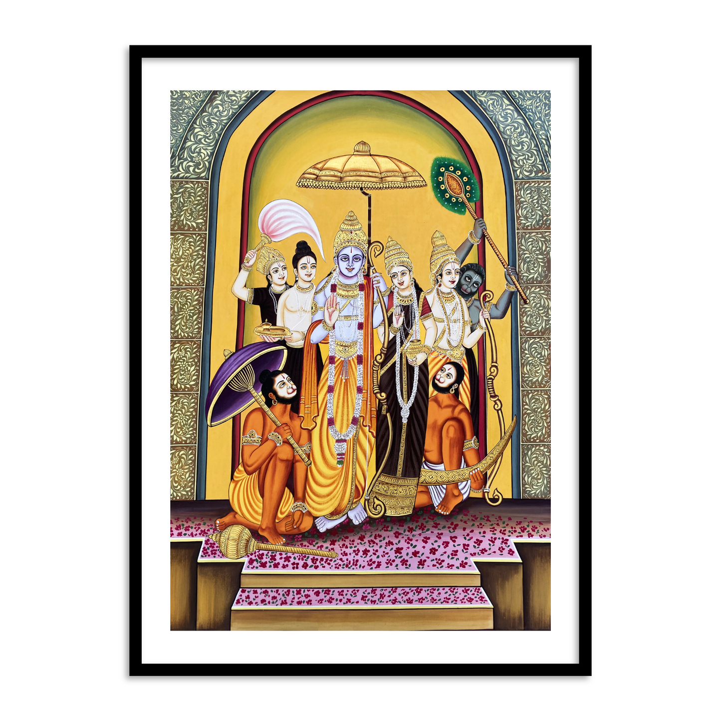 Ram Rajya | Lord Rama Wall Art Painting Print for Home Decor