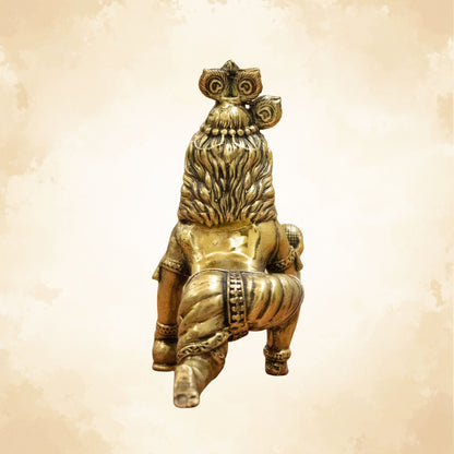 Handcrafted Brass Bal Gopal Idol | Lord Krishna Statue for Prosperity & Positivity -5 inch