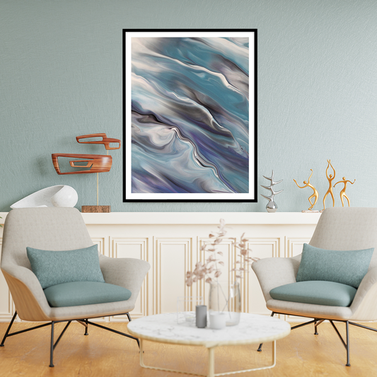 Waves Abstract Vastu Painting for Wall Decor