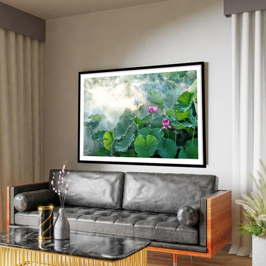 Beautiful Lotus Flower Vastu Painting for Wall Decor