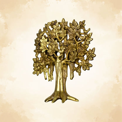 Brass Tree of Life Showpiece Vastu Decorative Art for Positive Energy