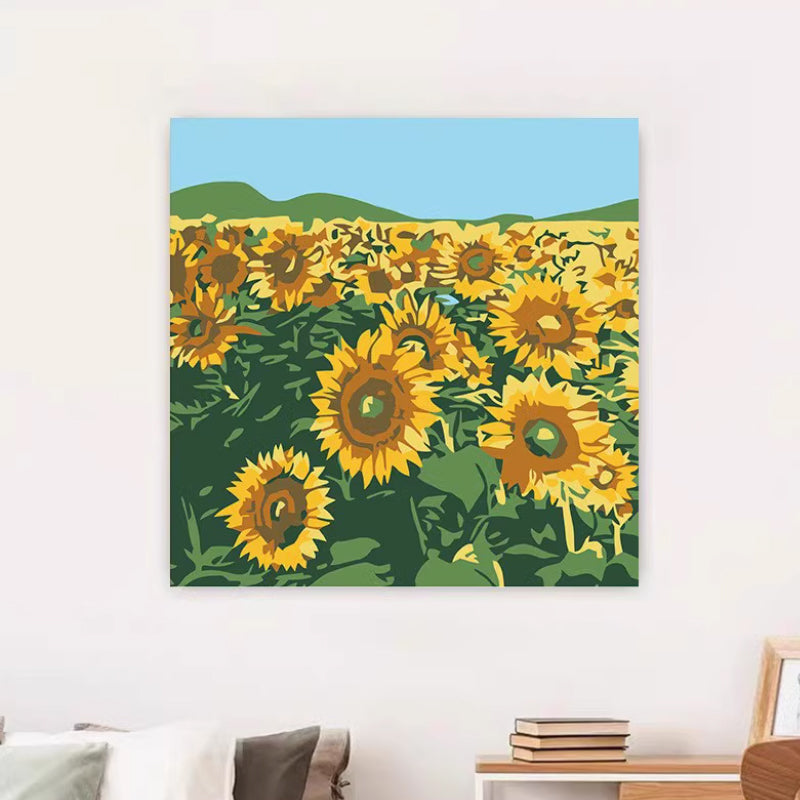 Golden Horizon – Paint by Numbers Pocket 8X8 inch (20X20cm)