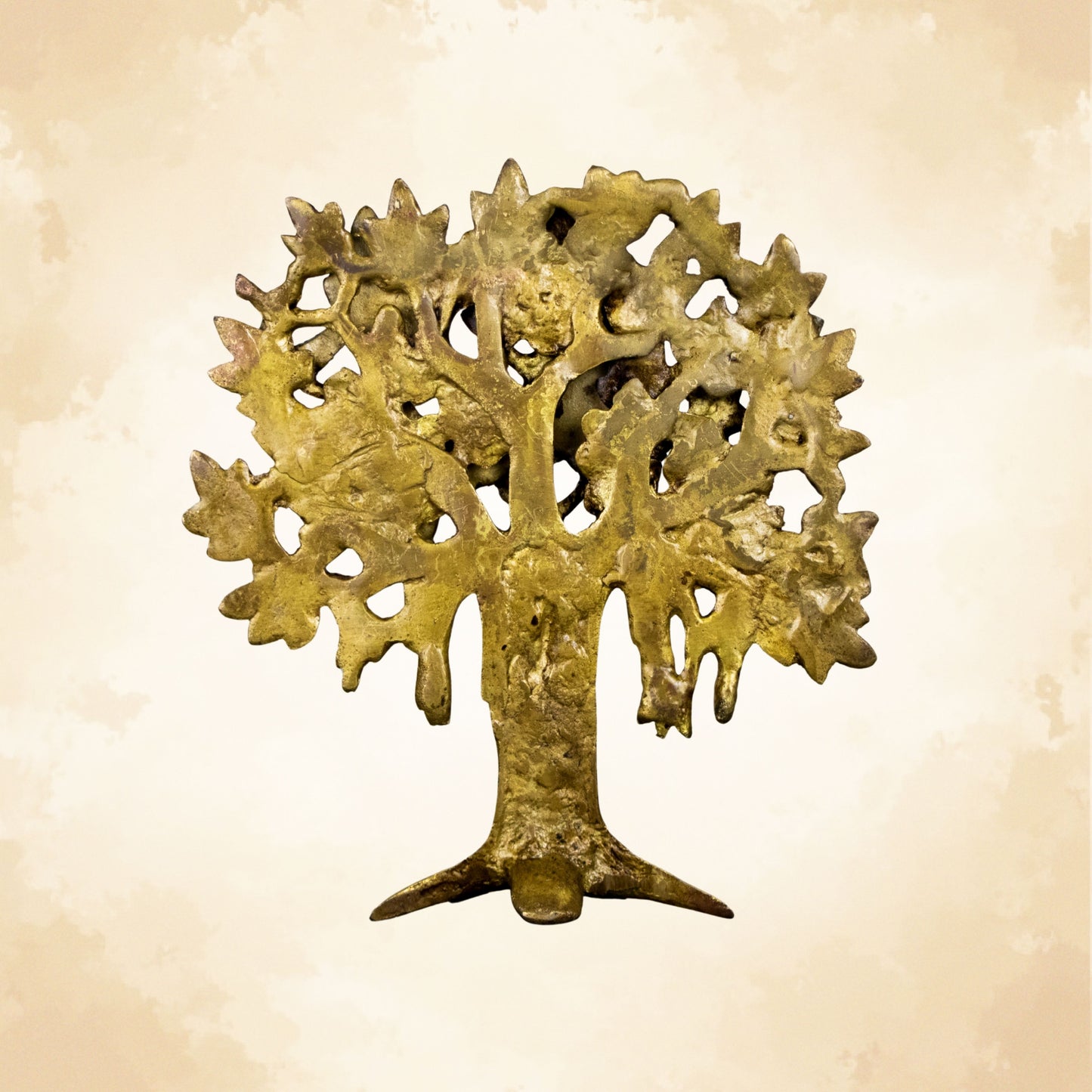 Brass Tree of Life Showpiece Vastu Decorative Art for Positive Energy