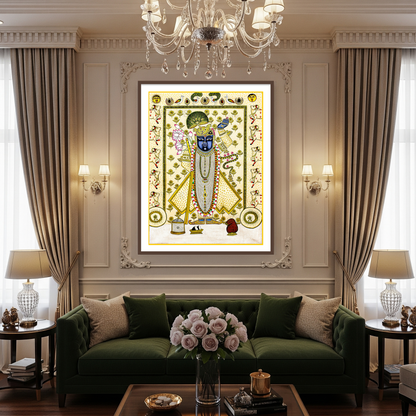Shreenathji Krishna Frame for Aesthetic Home Decor by The Atrang