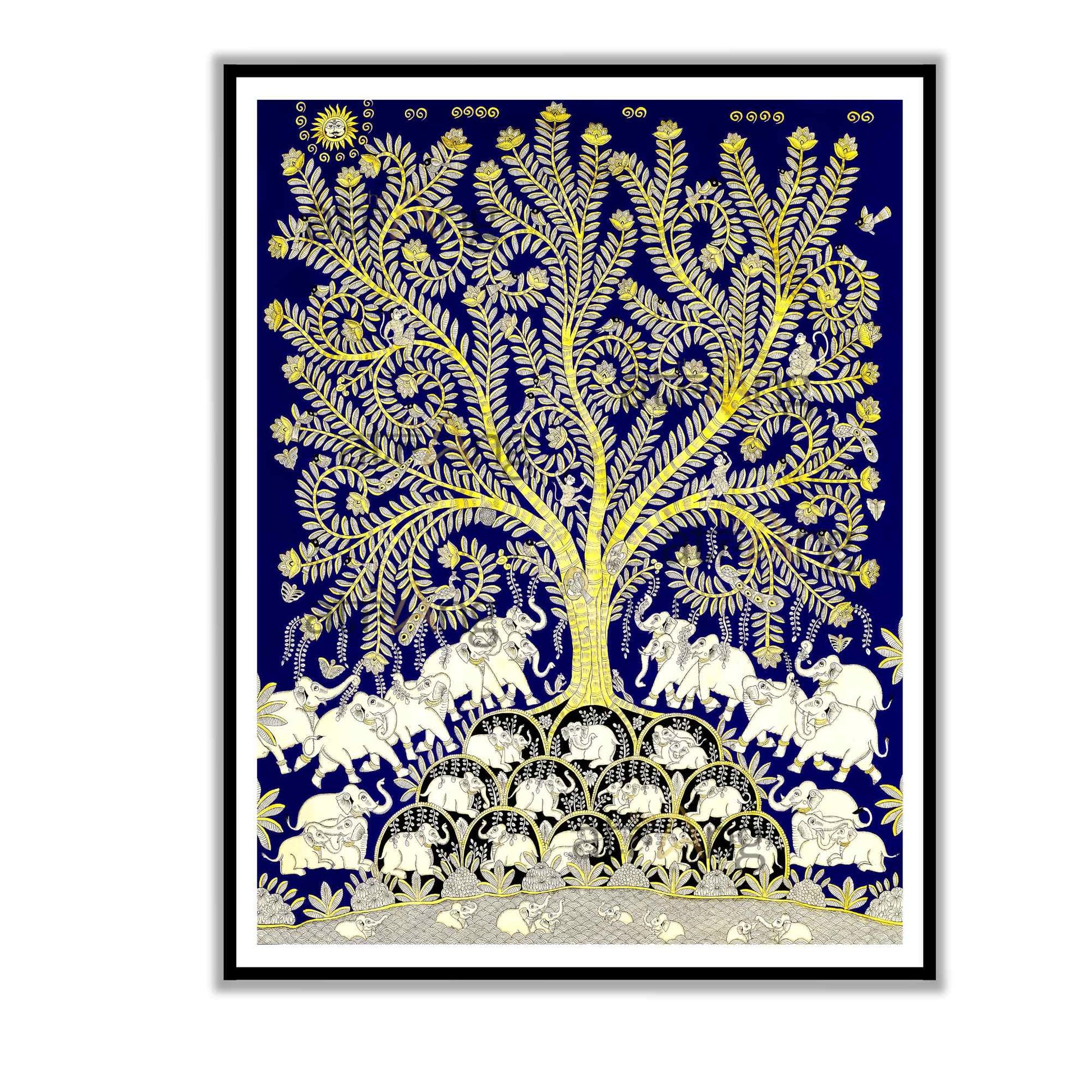 tree of life phad wall art for vastu home decor