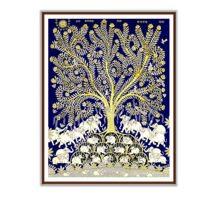 tree of life with elephant wall decor frame by the atrang
