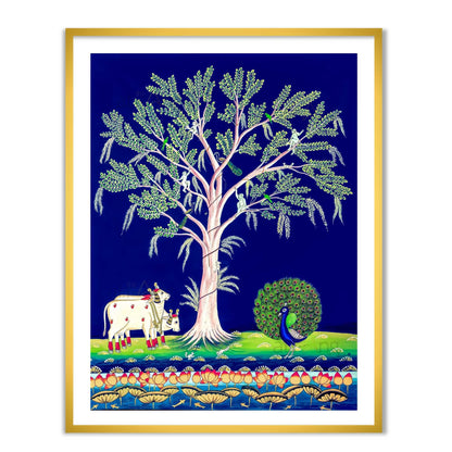 Vastu Tree of Life Home Wall Decor Painting for Prosperity & Harmony