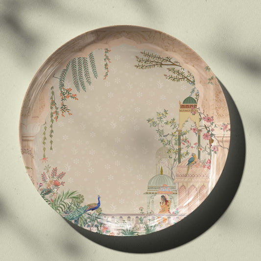 Regal Garden Harmony Wall Decor Plate for Home Decor