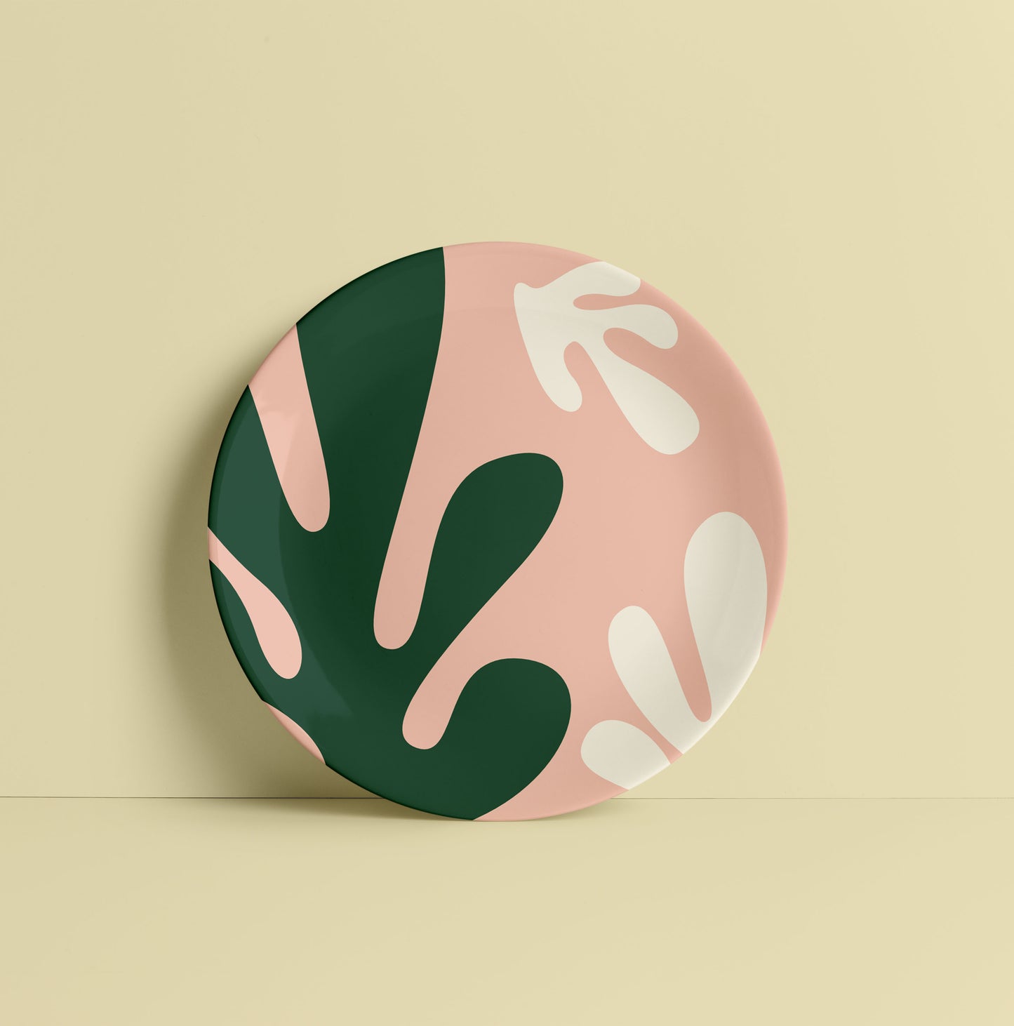 Matisse Inspired III Ceramic Plate for Home Decor