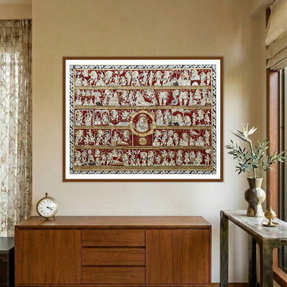 Hanuman Chalisa Vastu Painting for Home Decor and Gifting by The Atrang