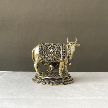 Cow with Calf - Kamdhenu - With Stand