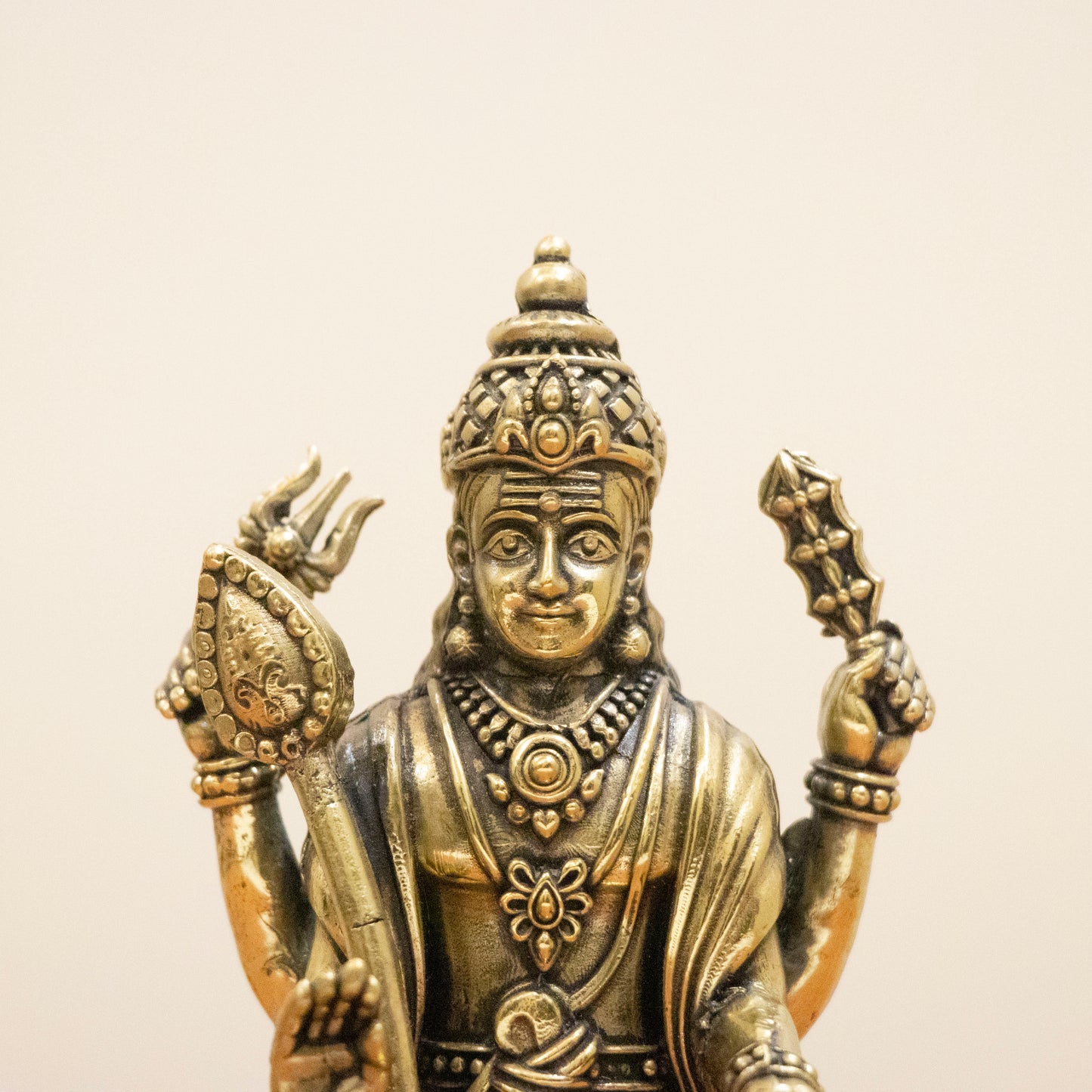Lord Kartikeya Brass Idol – Symbol of Wisdom, Victory & Divine Strength
