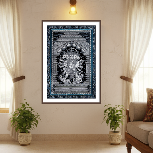 Panchmukhi Hanumanji Vastu Painting Wall Art for Home Decor