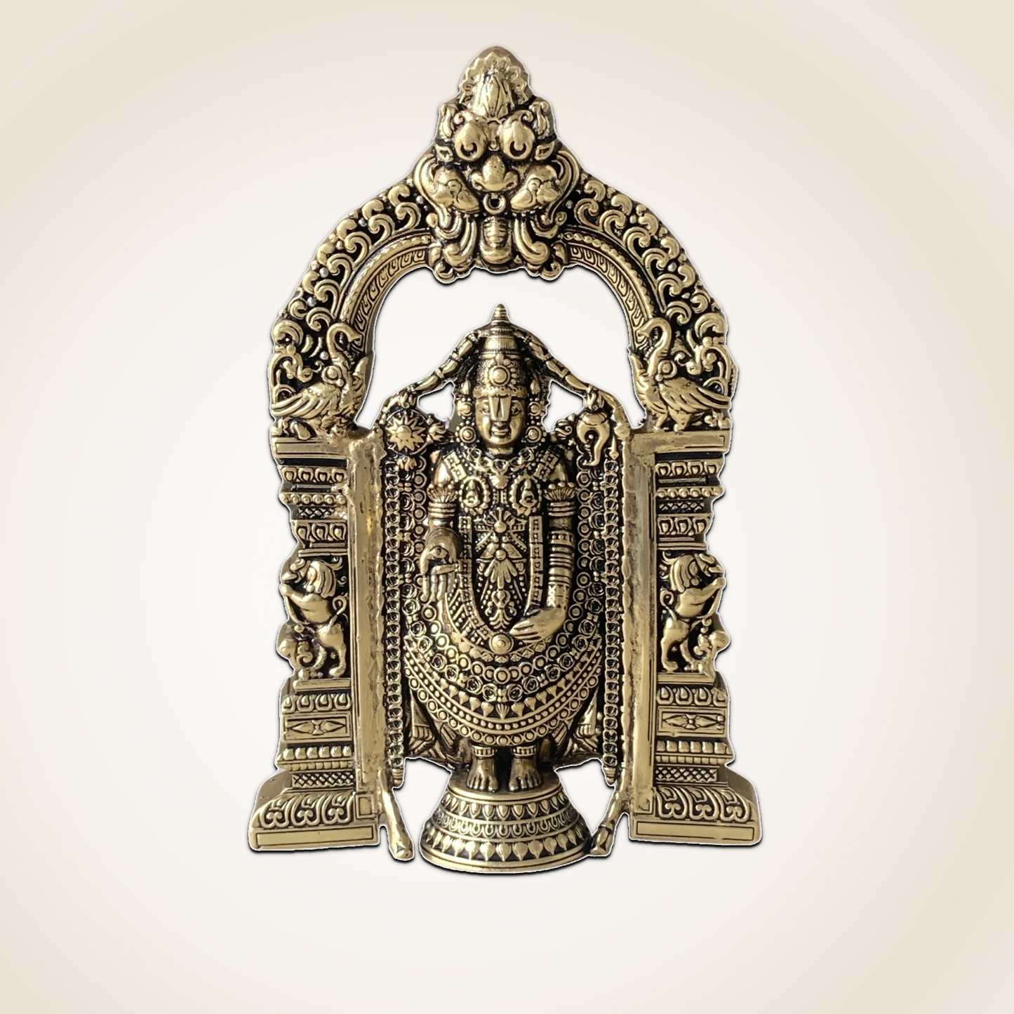 Tirupati Balaji : The Lord OF Miracle Brass Idol for Vastu and Home by The Atrang