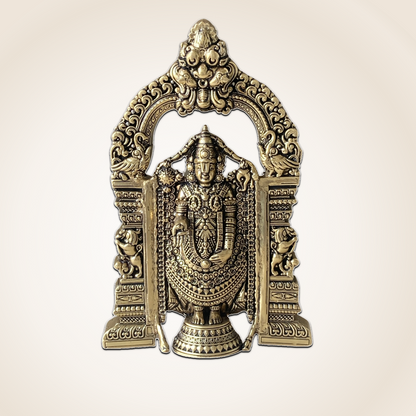 Tirupati Balaji : The Lord OF Miracle Brass Idol for Vastu and Home by The Atrang