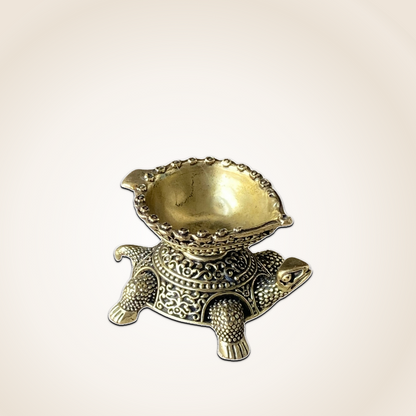 Tortoise Diya - Set of 2