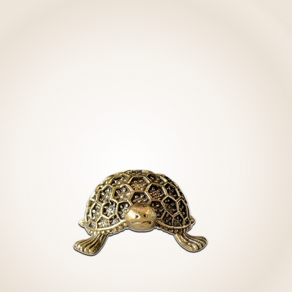 Sacred Brass Tortoise Idol – Ideal for Good Luck & Balance