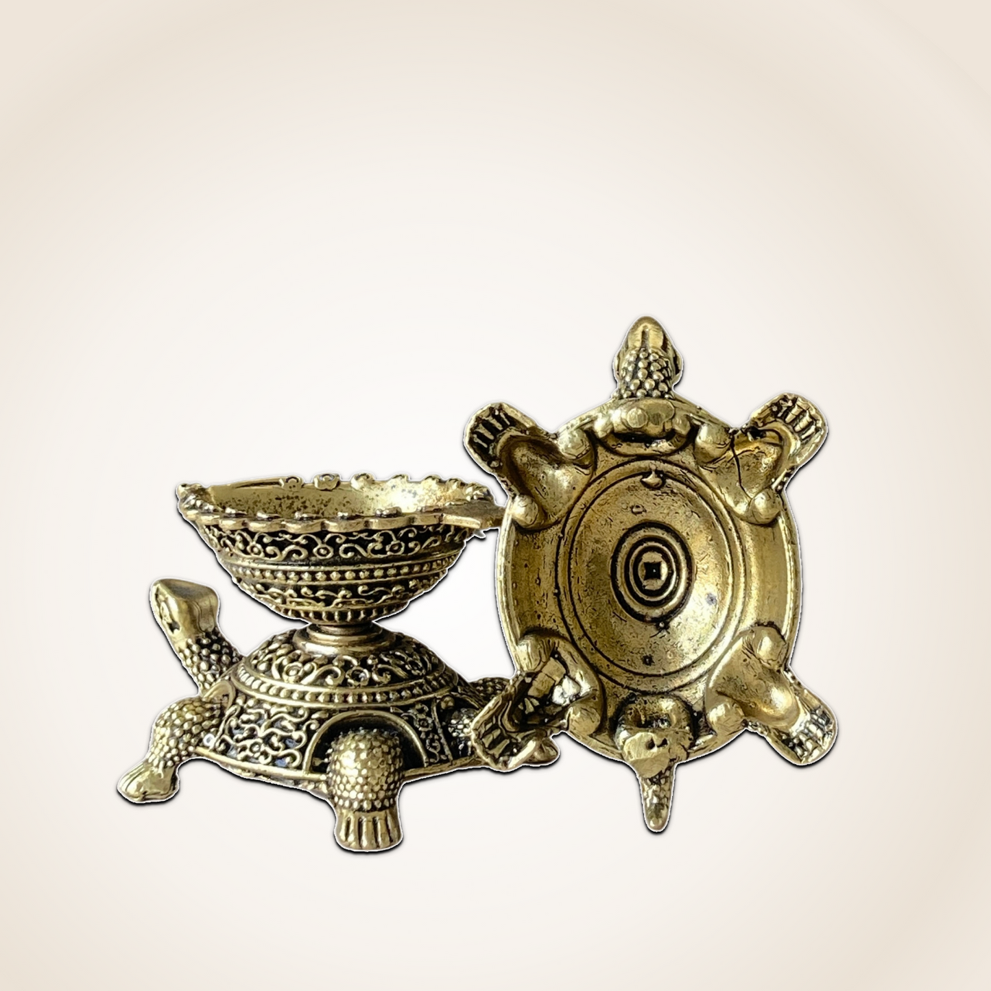 Tortoise Diya - Set of 2