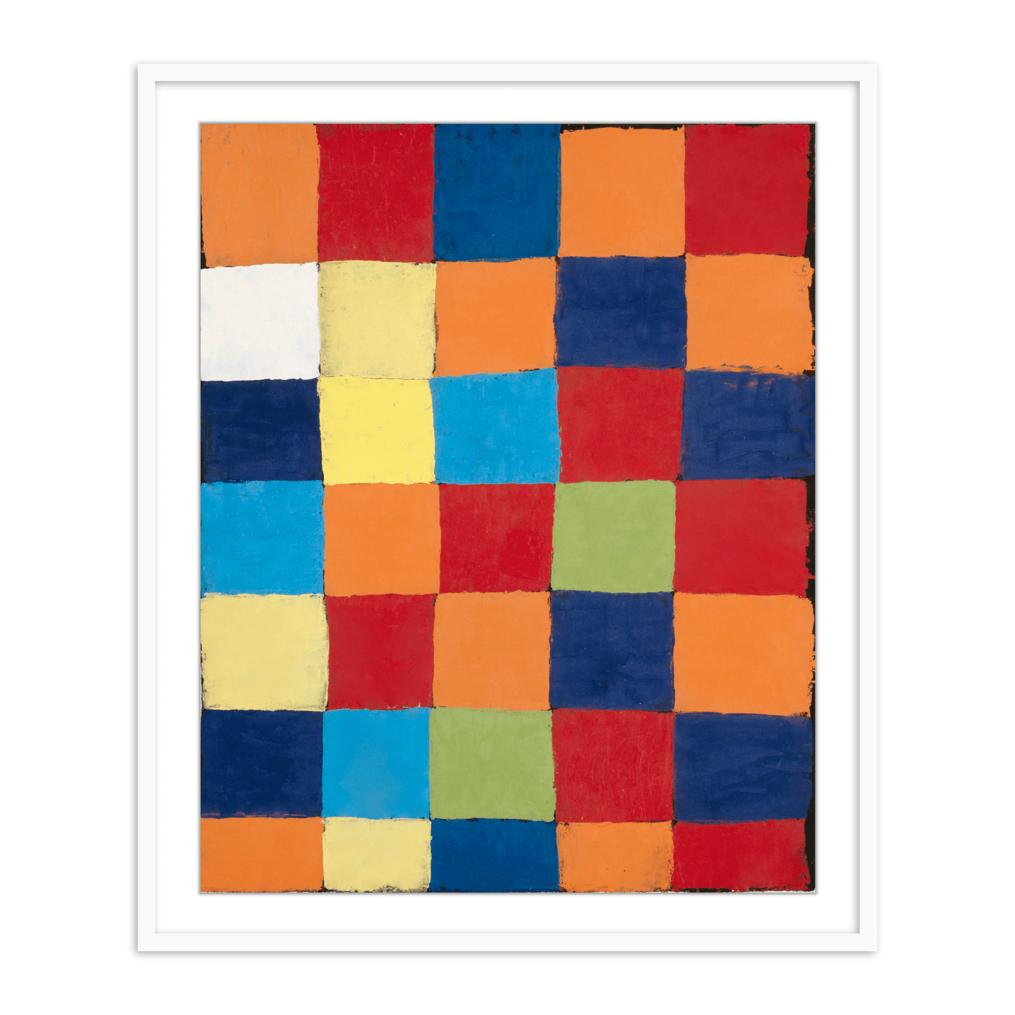 QU 1 Color Chart by Paul Klee