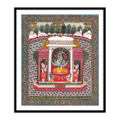 Vishnu in Lilly Pond - The Atrang