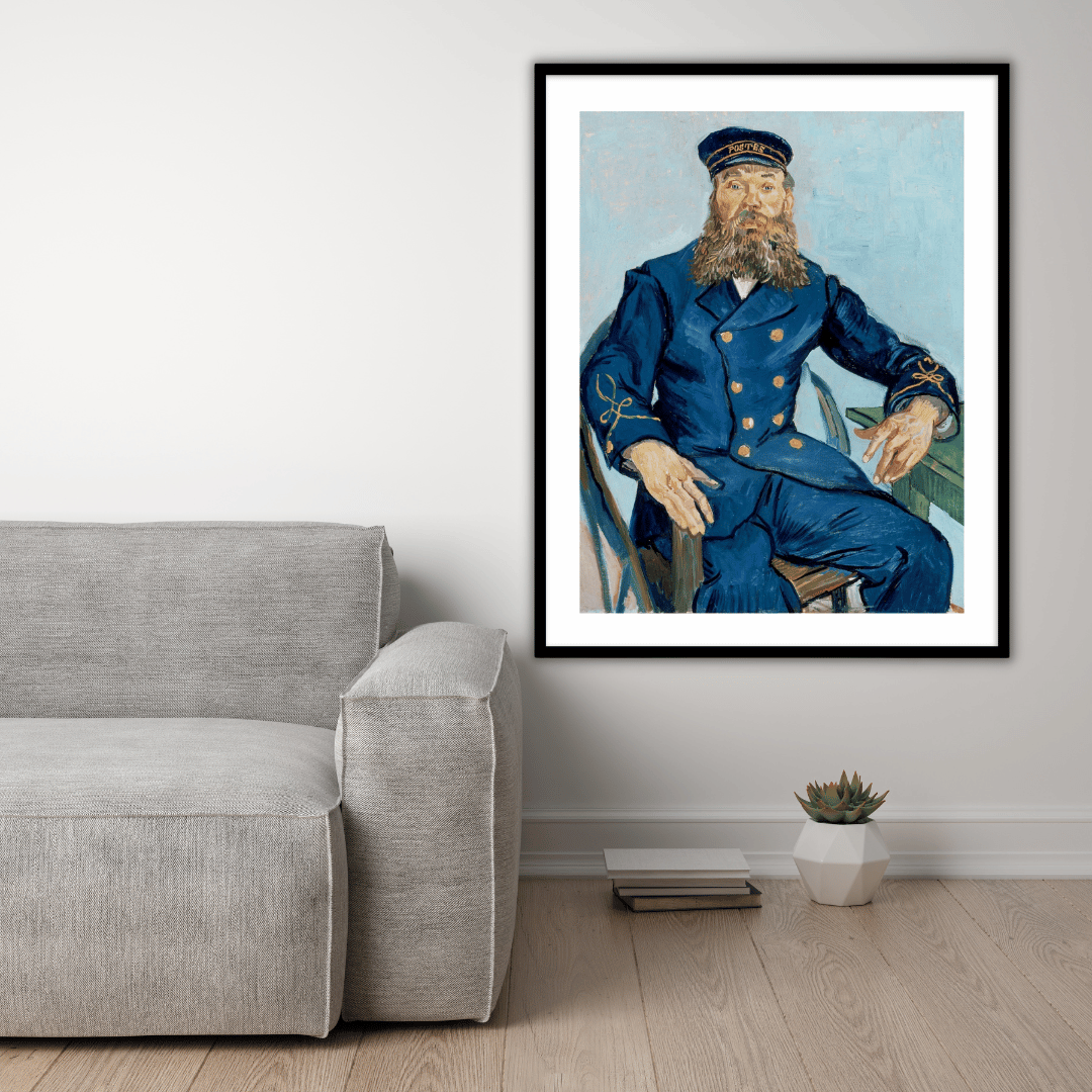 Vincent van Gogh's Portrait of the Postman Joseph Roulin by Vincent Van Gogh Famous Painting Wall Art