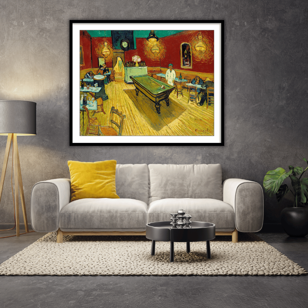 Le café de nuit by Vincent Van Gogh Famous Painting Wall Art