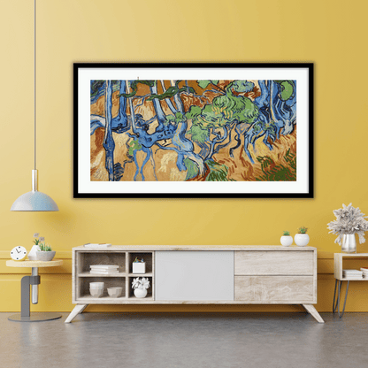 Tree Roots by Vincent Van Gogh Famous Painting Wall Art