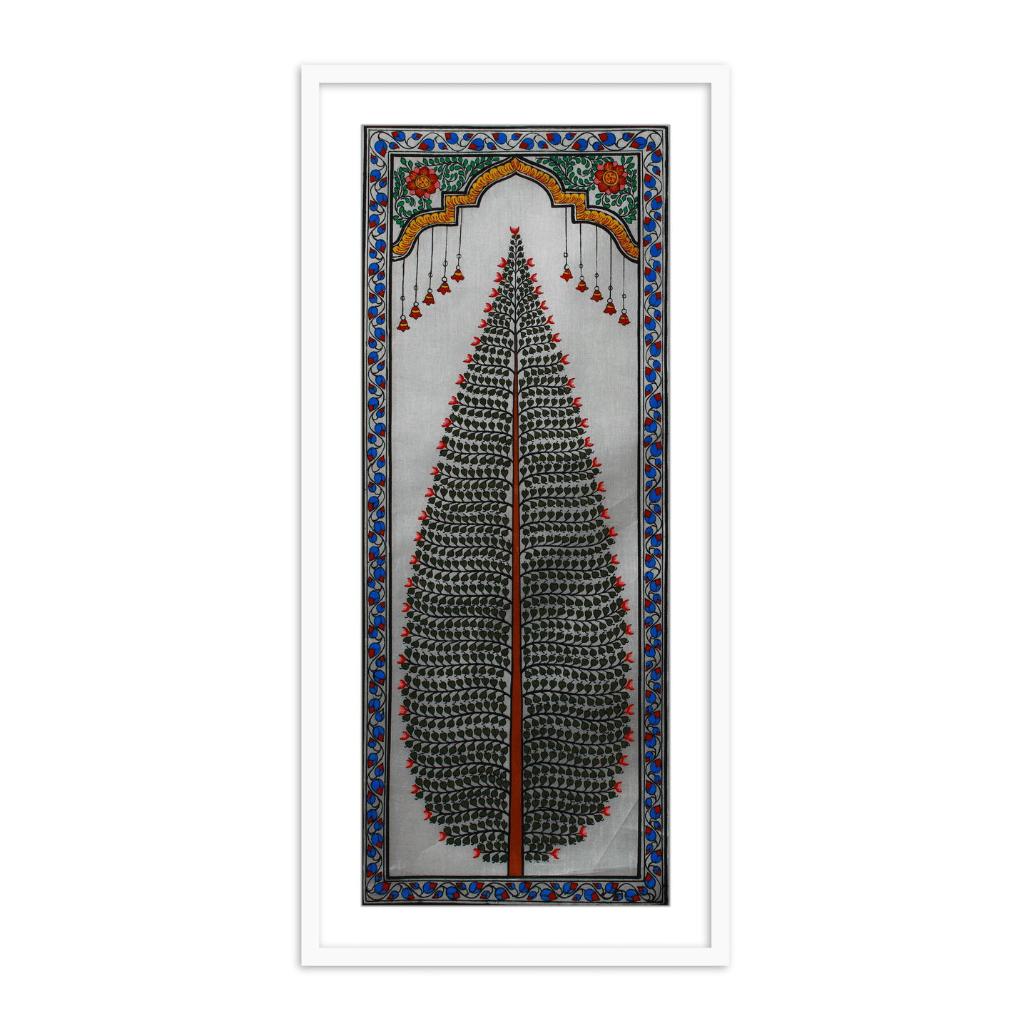 Pattachitra Tree Painting | Patta Framed Wall Art