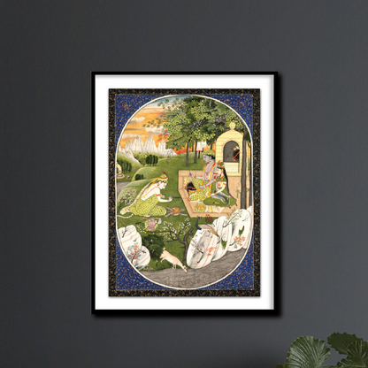 Rama, Sita and Lakshmana Wall Art for Home Decor - The Atrang