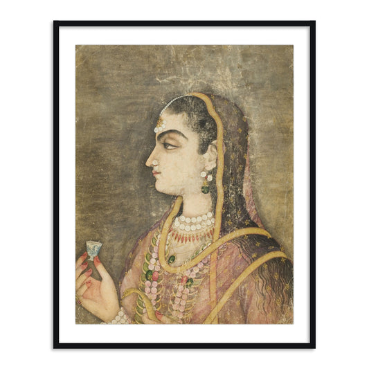 Portrait of a Princess Wall Art Painting for Home Decor